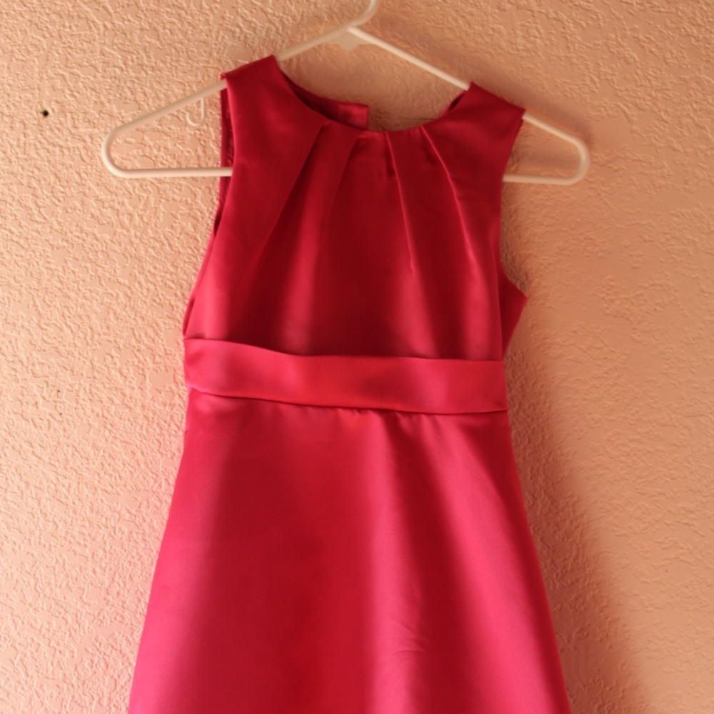 Silk pink dress Janie and Jack